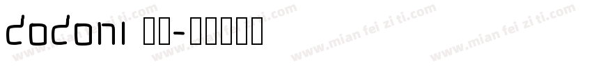 dodoni 明天字体转换